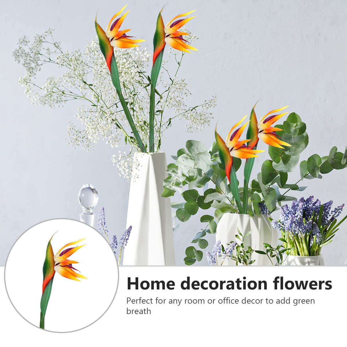 Fleur artificielle de Strelitz - Bird Paradise Strelitzia avis et prix