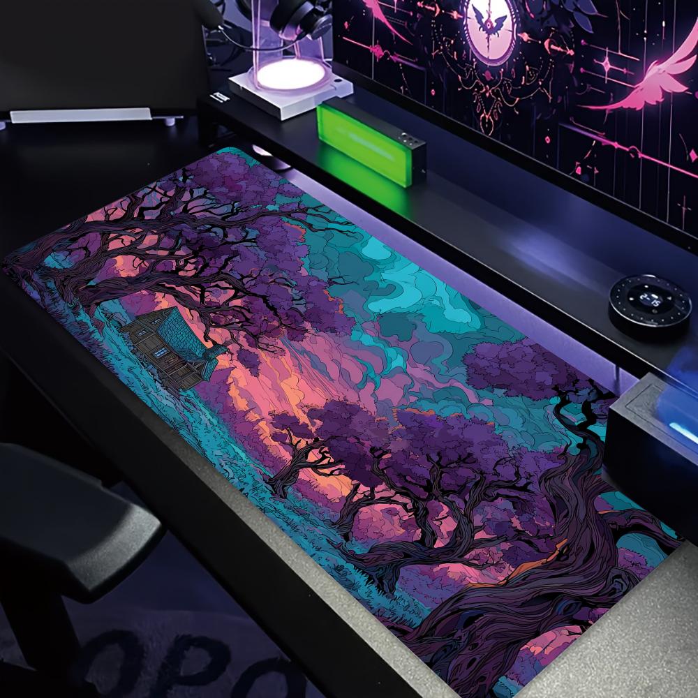 Grand tapis de souris forêt vi - Tradescantia Purple avis et prix