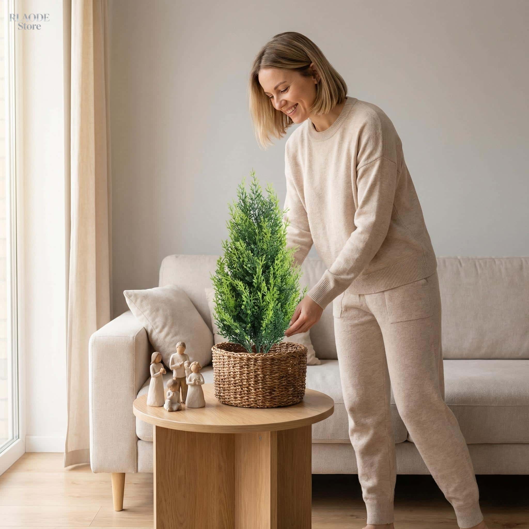 2 faux arbres de cyprès et fau - Dracaena Marginata avis et prix