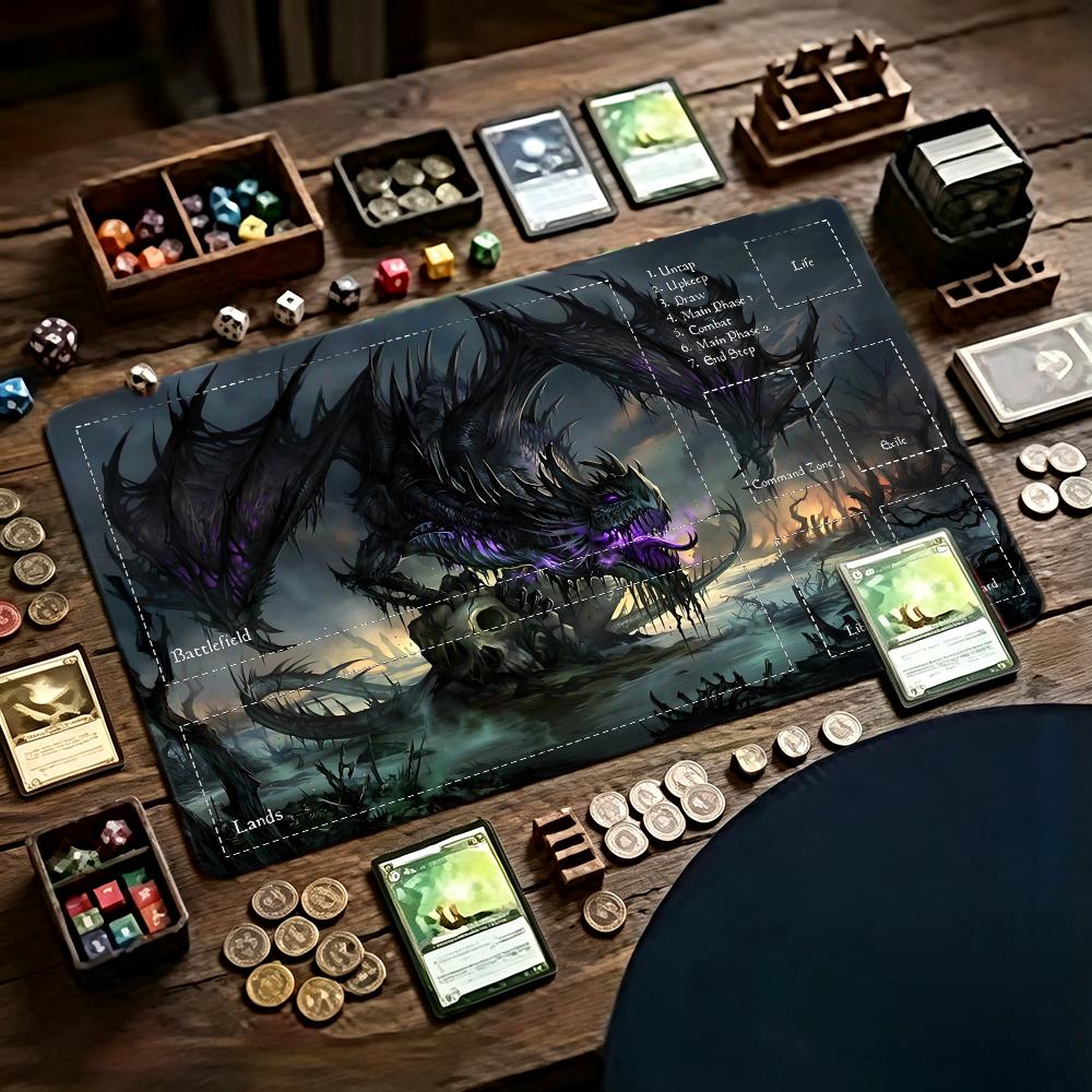 Tapis de jeu Dragon squelette  - Tradescantia Purple avis et prix